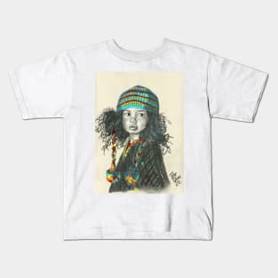 Knitted Hat Kids T-Shirt